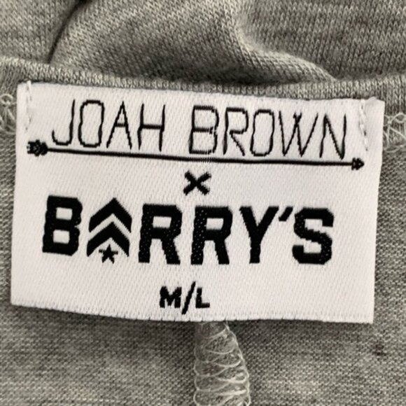 Josh Brown x BARRY’S ~BABE Racerback Gray Tank Top in size M/L - Picture 2 of 13